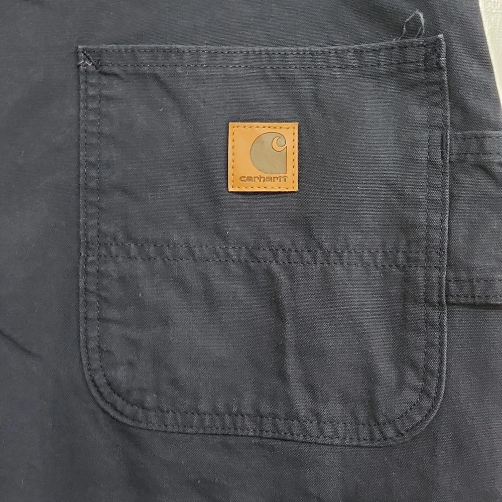 NWOT CARHARTT PANTS  Loose Original Fit Navy 42 X 32 - Picture 2 of 5